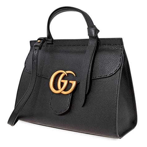 gucci ladies gg marmont small top handle bag in black|gucci marmont velvet mini bag.